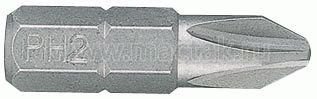 Вставка (бита) торцевая 1/4", Phillips, PH1, L = 25 мм King Tony 102501P