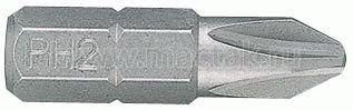 Вставка (бита) торцевая 1/4", Phillips, PH3, L = 25 мм King Tony 102503P
