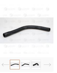 Патрубки печки ВАЗ 1111 Ока EPDM, (компл. 3 шт.). LPKh 0111 LUZAR