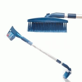 Щетка для снега Kolibriya Cristal- 9 Телескоп. со скребком 83-118см поворот.щетка, мягкая Crl-9080