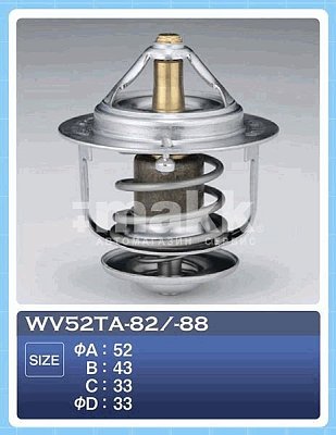Термостат Toyota 2L#, 3L#, 5L#, LY2#, LY3# WV52TA-88 ТАМА