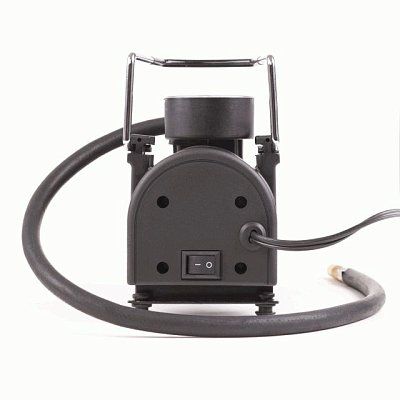 Компрессор  35л/мин 160W 12V металлический поршень, в компл 3 насадки Car Performance CP-35