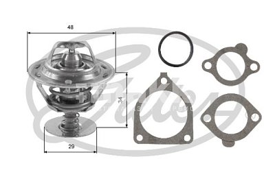 Термостат Toyota Nissan TH39082G1 Gates