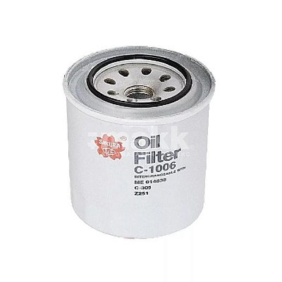 Фильтр масляный C1006 Sakura (C-305; SOF-Z-2276; ME014838) KATO KOBELCO MITSUBISHI
