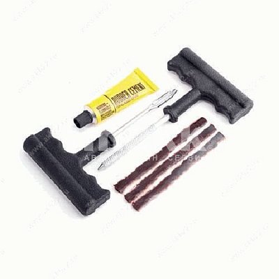 Ремкомплект бескамерных шин Autoprofi (шило,аппликатор жгута,жгуты,клей) 80шт/уп REM-30 Standart