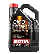 Масло моторное Motul Авто 8100 X-cess (GEN2) 5w40 API SP, ACEA A3/B4 1л