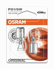 Автолампа P21/5W 12V OSRAM 7528-2BL BAY15d (блистер 2шт) 