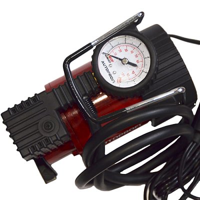 Компрессор  30л/мин 120W 12V металлический, шланг с перех. AUTOPROFI AK-30