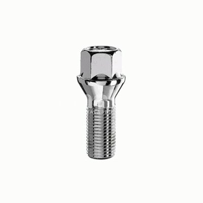 Болт колесный конус М12*1,25RH (56/28(29)) ключ 19 хром (5шт/уп)