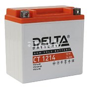 Мото аккумулятор DELTA 12В 14Ач (YTX14-BS, YTX14H-BS, YTX16-BS, YB16B-A) п/п