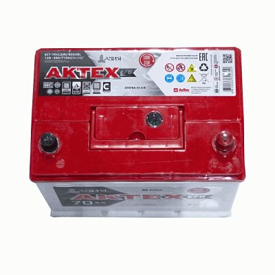 Аккумуляторная батарея 70 Актех Азия EFB (75D23L) о/п 23,2*17,5*22,5