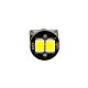 Автолампа W5W 12V T10 3Вт 89Om, 5000К (2шт) белый свет CAN-BUS MTF