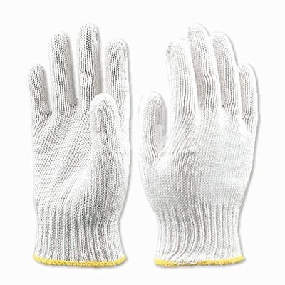 Перчатки х/б белые 55гр. ЛЮКС р-р 9