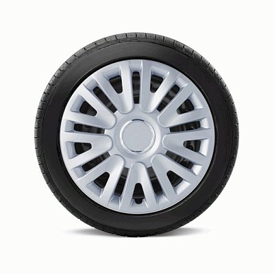 Колпаки Autoprofi  пластик регулир обод к-т 4пр металлик 16"(400мм)