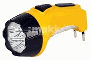 Фонарь SMARTBUY светодиод. аккум. 4+6 LED с прямой зарядкой желтый (SBF-87-Y)