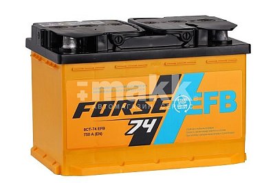 Аккумуляторная батарея 74 Ач Forse EFB о/п 27,6*17,5*19