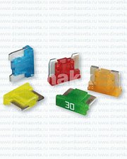 Предохранитель флажковый 15А (без ножек) Mini Low Profile (TESLA)