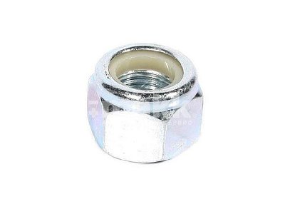 Гайка М8*1,25 с нейлоновым кольцом (БелЗАН) (уп. 50 шт)