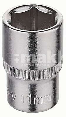 Головка торцевая стандартная шестигранная 1/4" 11 мм Кraft 700649