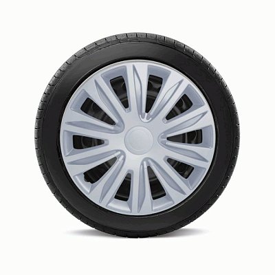 Колпаки Autoprofi  пластик регулир обод к-т 4пр металлик 16"(400мм)