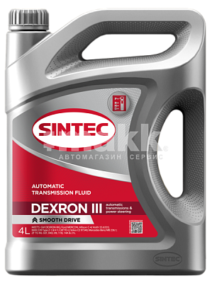 Масло трансмиссионное SINTEC ATF Dexron III 4л