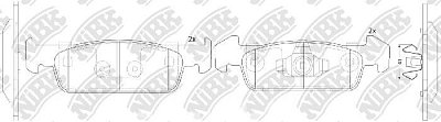 Колодки тормозные передние PN43002 NIBK