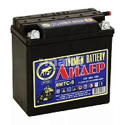 Мото аккумулятор ЛИДЕР 12В 9 Ач (пл.кл.)
