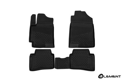 Коврики в салон Solaris, 2017->, Comfort, 4 шт. (полиуретан)