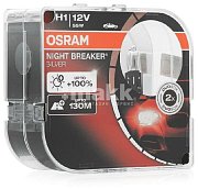 Автолампа H1 12V 55W OSRAM 64150NBS-HCB P14,5s (box 2шт.)