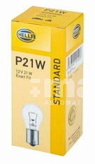 Автолампа P21 5W 12V Hella BAY15d 8GD002078-121
