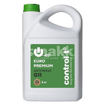 Антифриз  Control T Europremium (-45) 5кг G11 зелёный