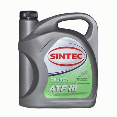 Масло трансмиссионное SINTEC ATF Dexron III 4л
