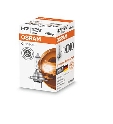 Автолампа H7 12V 55W OSRAM 64210 PX26d