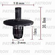 Клипса пластмассовая Chevrolet, Chrysler, Daewoo, Ford, GM, Opel  унив. P37-0709 Patron