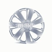 Колпаки Autoprofi  пластик регулир обод к-т 4пр металлик 16"(400мм) 4шт/уп WC-2015 SILVER (16)