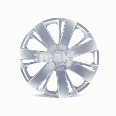 Колпаки Autoprofi  пластик регулир обод к-т 4пр металлик 16"(400мм) 4шт/уп WC-2015 SILVER (16)