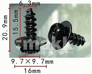 Саморез 6*15.5 с прессшайбой D6*16мм Н-2135