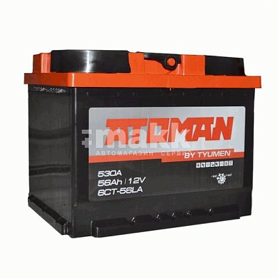 Аккумуляторная батарея 56 Ач ATOMAN о/п  24*17,5*19