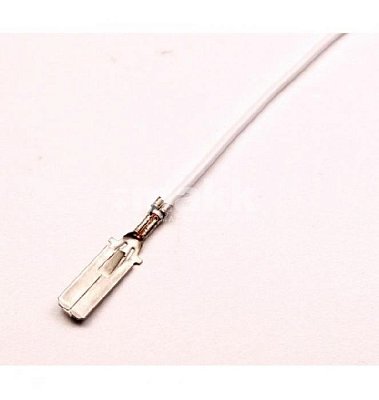 Контакт штырьевой 2,8 лужёный с проводом S=0,75мм