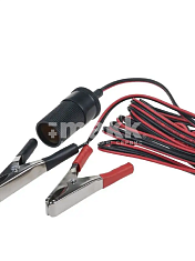 Удлинитель прикуривателя 3м с большими крокодилами SKYWAY