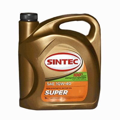 Масло моторное SINTEC Super 3000 п/с 10W40 API SG/CD 5л