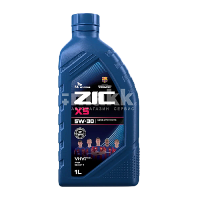 Масло моторное ZIC X5 5W30 (SN)   полусинтетическое 1л