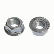 Гайка с фланцем М 4 DIN 6923 цинк