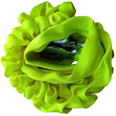 Трос 10т 5 м буксировочный динамический, рывковый 2 крюка в пакете Green Star  