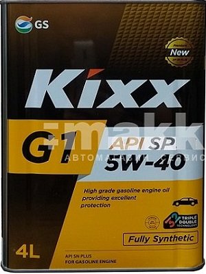 Масло моторное Kixx G1 SP 5W40 синтетическое 4л 