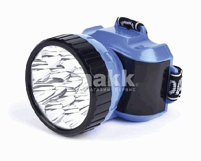 Фонарь SMARTBUY налобный. аккум. 12 LED синий (SBF-26-B)