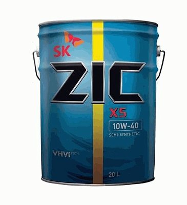 Масло моторное ZIC X5 Diesel 10W40 полусинтетическое 20л