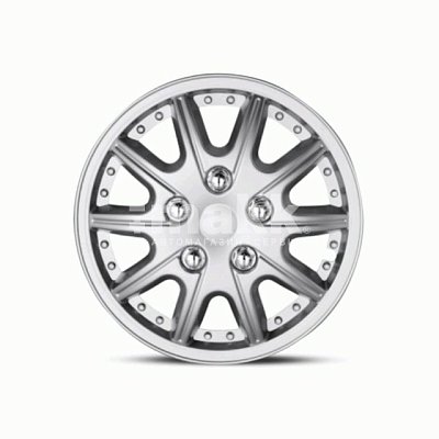 Колпаки Autoprofi  пластик регулир обод к-т 4пр металлик 16"(400мм) 4шт/уп WC-2025 SILVER (16)