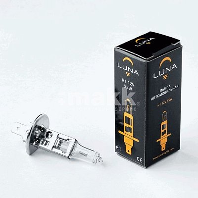 Автолампа H1 12V 55W LUNA P14.5s