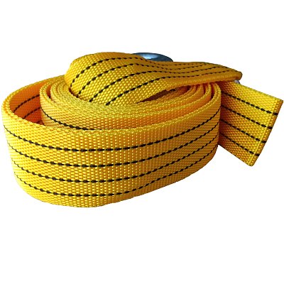 Трос 3т 4м буксировочный 2 крюка в пакете Green Star 